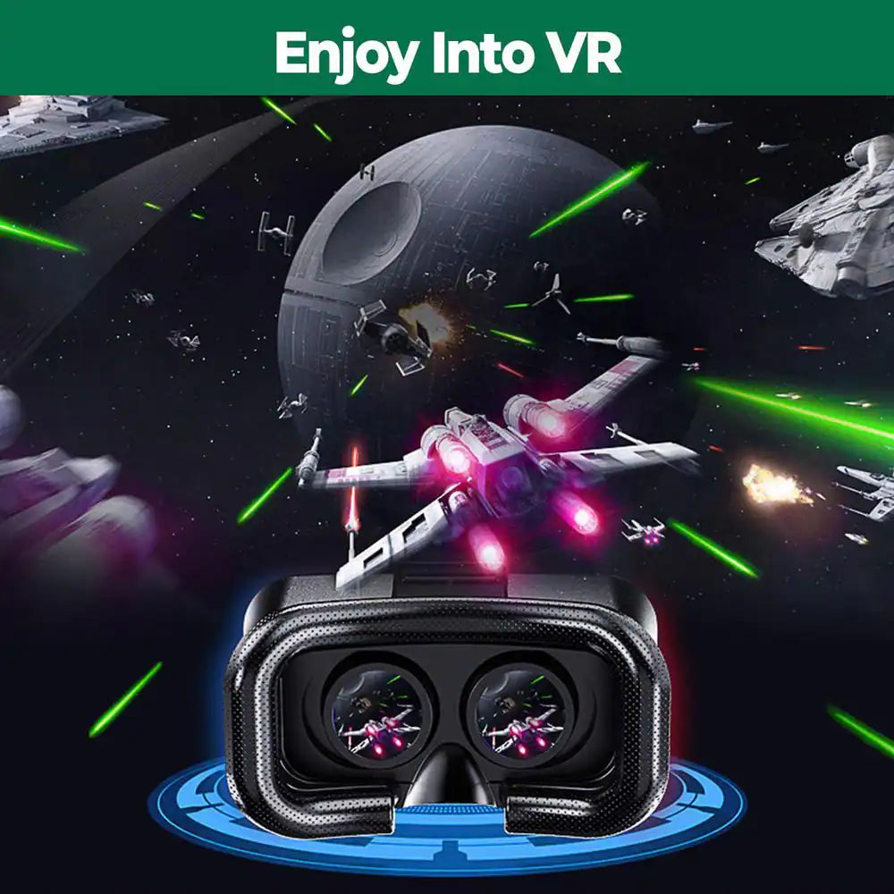 VR Headset for Phone Virtual Reality Goggles for Kids and Adults VR Game Video Movies Compatible with Iphone Samsung