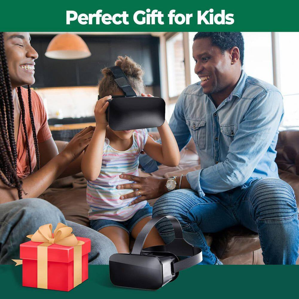 VR Headset for Phone Virtual Reality Goggles for Kids and Adults VR Game Video Movies Compatible with Iphone Samsung