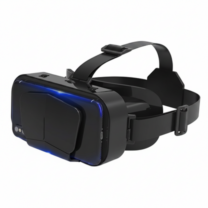 Virtual Reality VR Headset 3D Glasses, VR Headset Support 4.7-7 Inch Version Virtual Reality Glasses Stereo Headphones 3D Glasses, VR Glasses for TV, Movies, Video Games(Black)